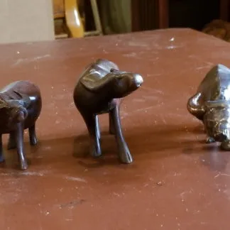 carved water buffalo
