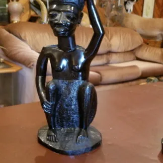 Seated African woman