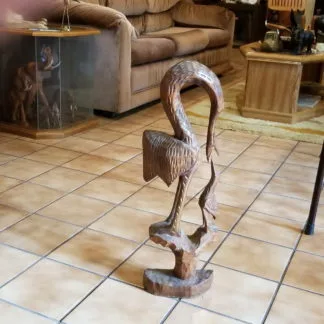 Bird Feeding Baby Carving
