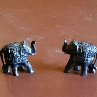 small elephants in dress