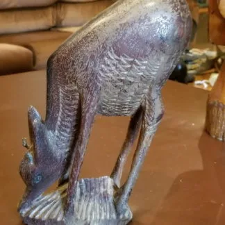 Carved deer