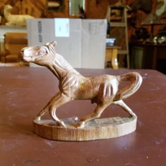 Carved horse